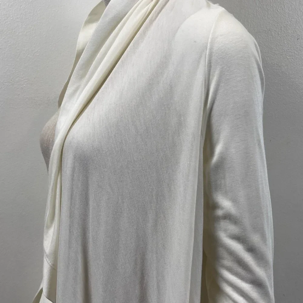 HELMUT LANG WHITE LAYERING SLEEVE LAYERING CARDIGAN - Picture 9 of 12